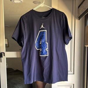 Jordan Nike Navy Blue Dak Prescott Dallas Cowboys Tee